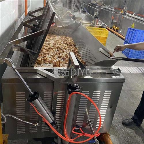 德茹制造 300斤豆泡燃氣油炸爐，高效節能助力食品廠升級