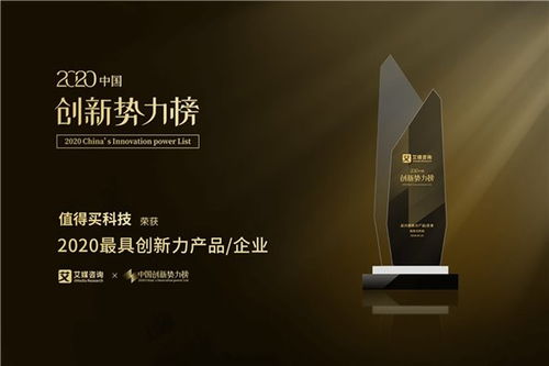 值得買科技榮膺2020中國創新勢力榜“最具創新力企業”大獎，技術交流展現創新實力